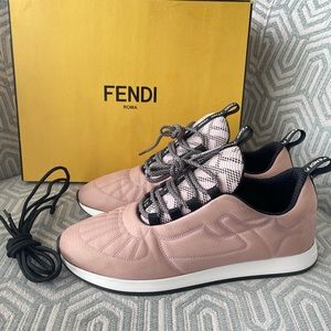 Fendi Pink and Black Women's Sneakers